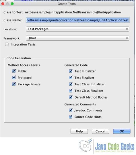 netbeans add test package|netbeans junit sample.